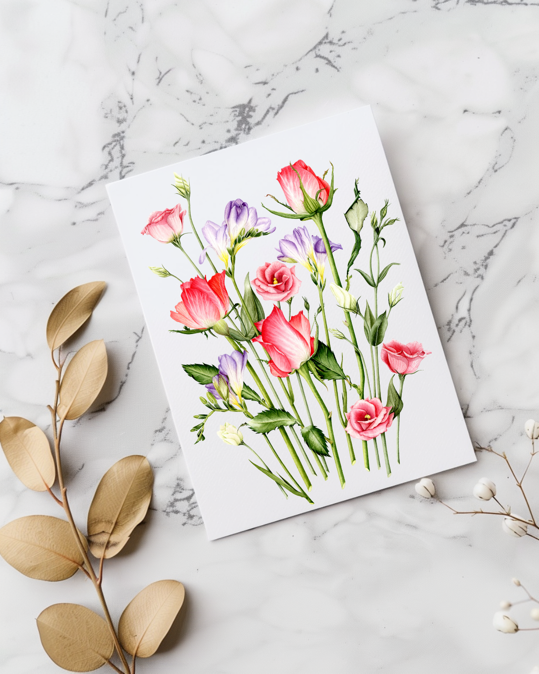 Postcard: Flower Arrangement